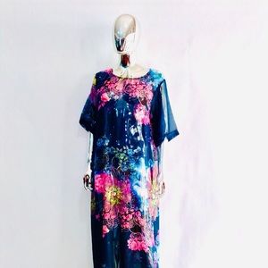 Flowy Vibrant Maxi Dress